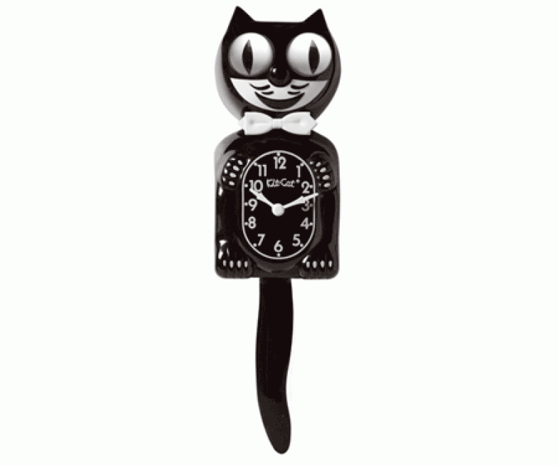 Black Cat Clock