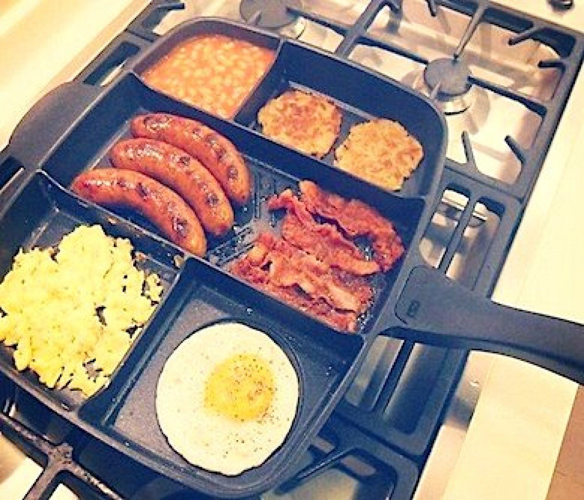 Multi Section Divided Skillet
