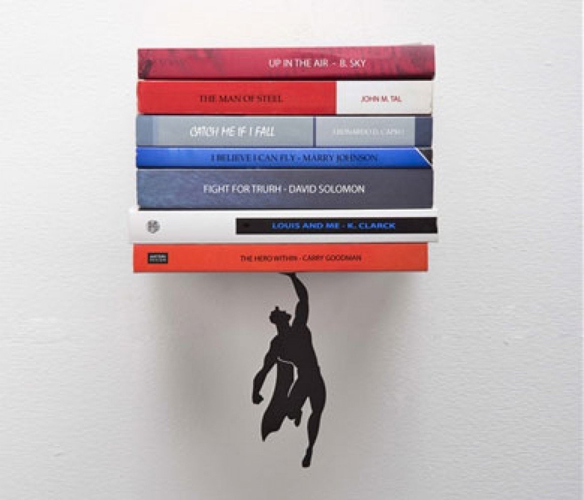 Floating Super Hero BookShelf
