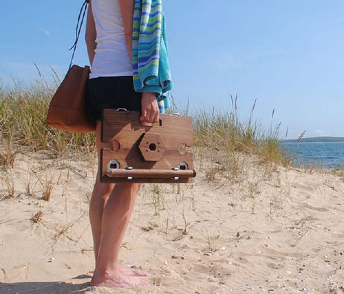 Mini Portable Beach Table