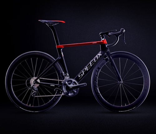 smart aero road bike - speedx - leopard