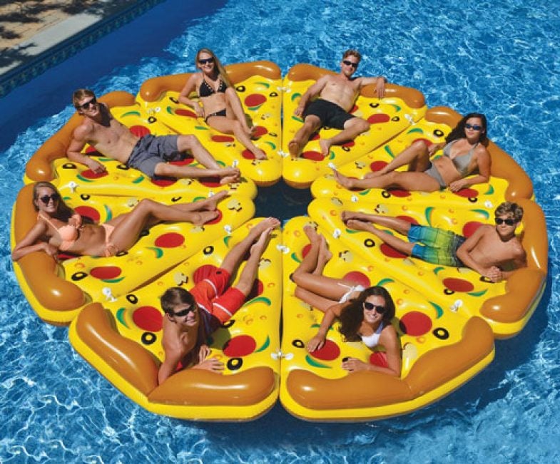 Pizza Slice Pool Floats