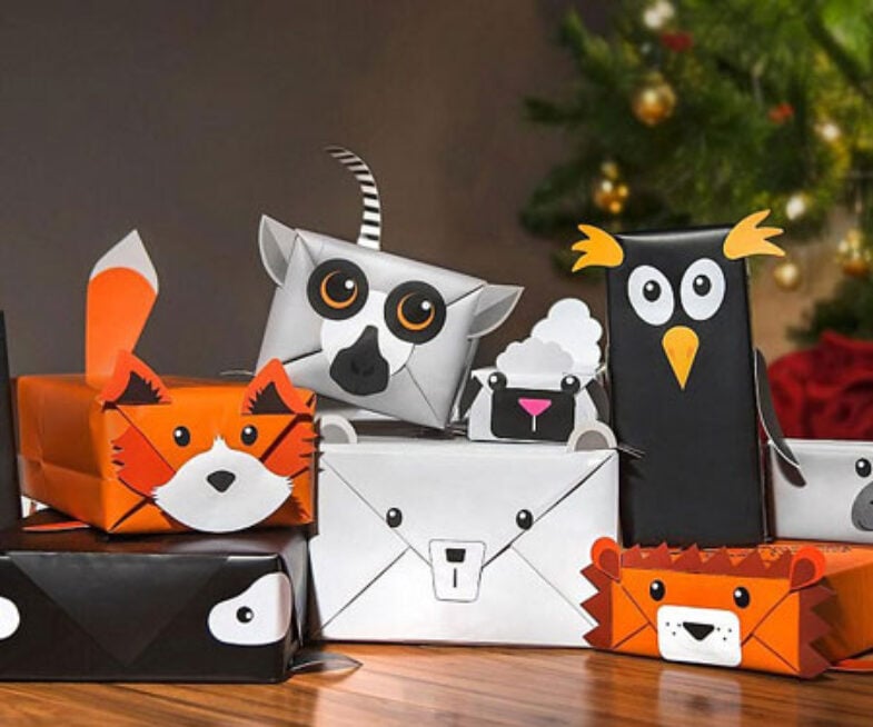 Animal Gift Wrap Paper