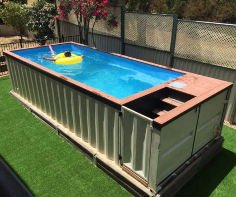 shipping container pools