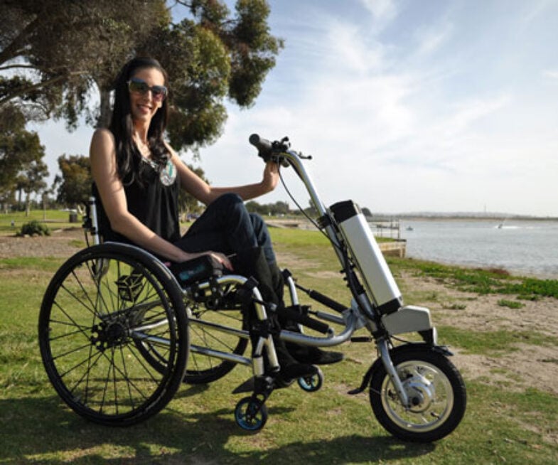 Wheelchair Bike Attachment