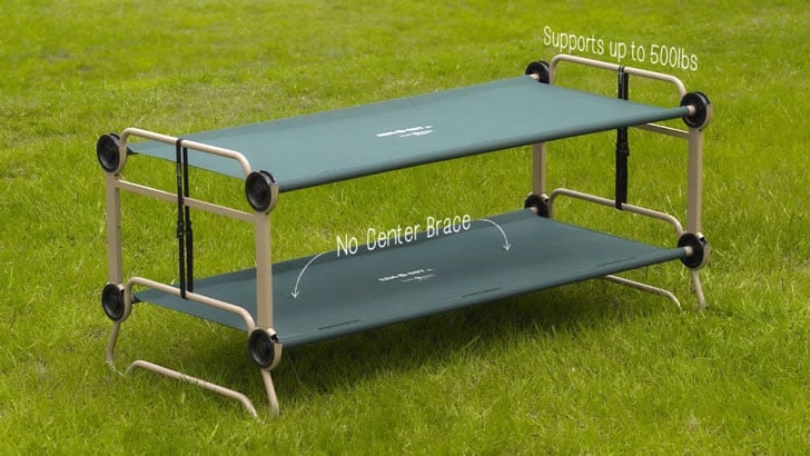 Portable Camping Bunk Bed Sofa 