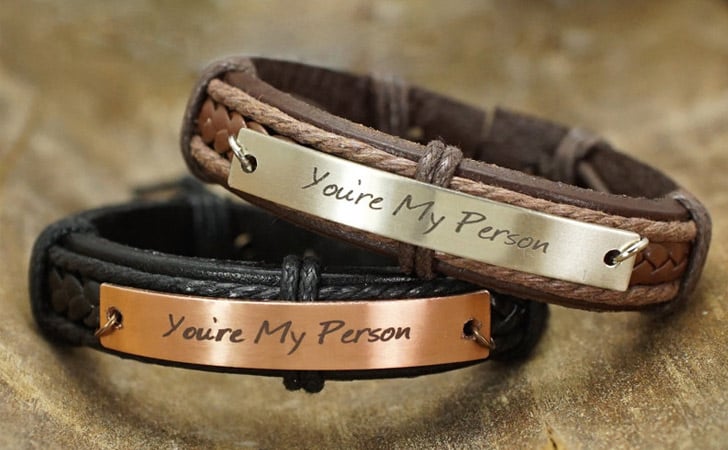 Matching Leather You’re My Person Bracelets - Matching Bracelets For Couples