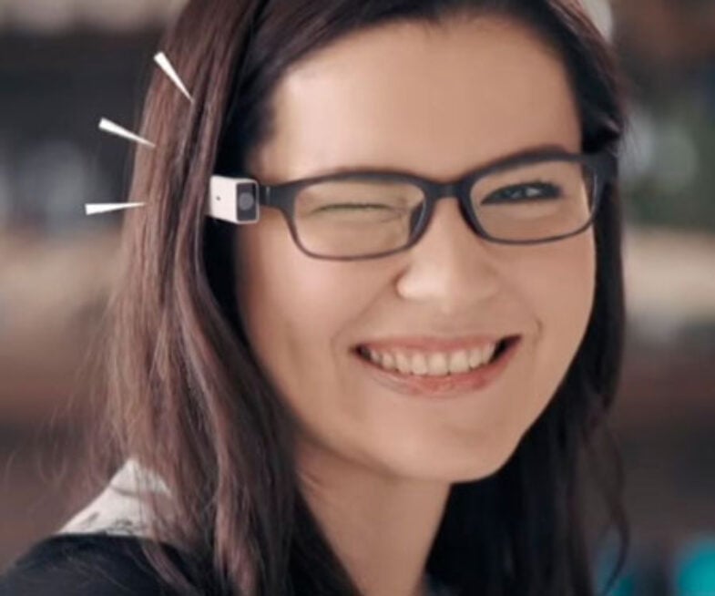 Wink Activation Camera Glasses