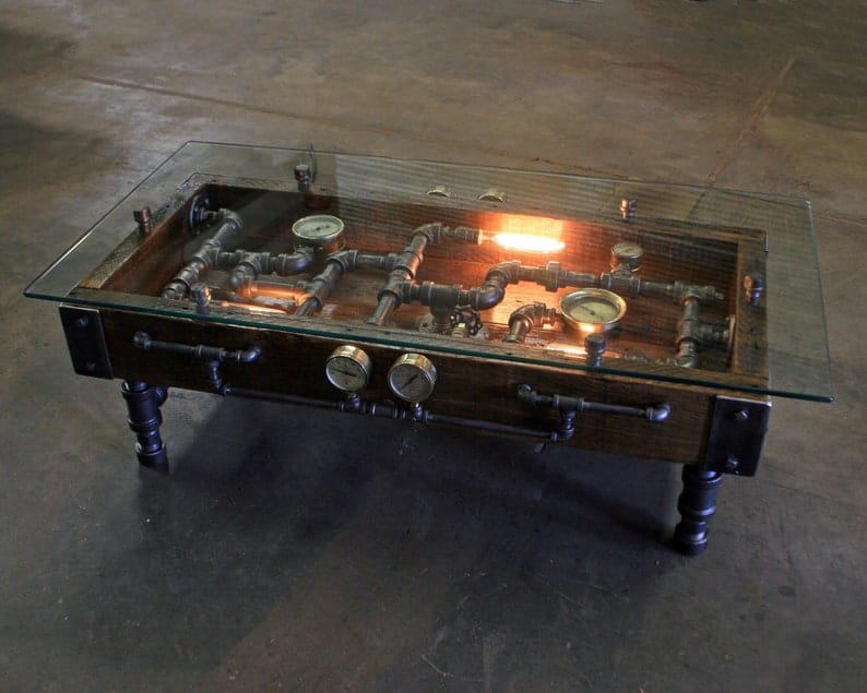 steampunk table