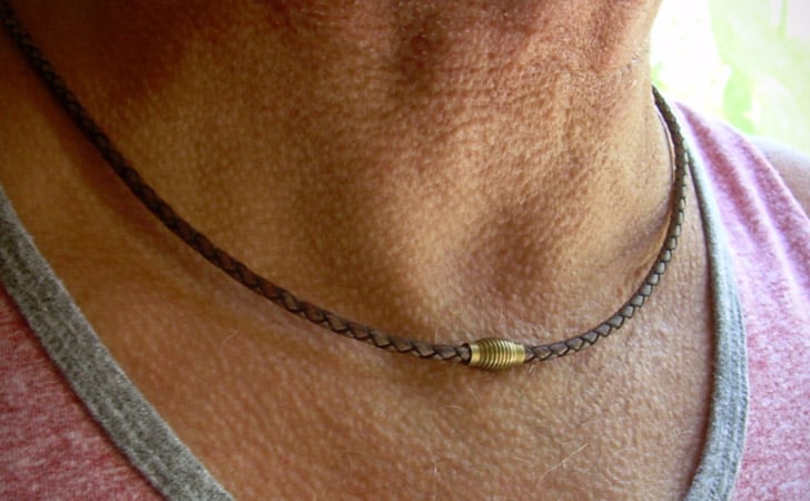 string necklace for guys