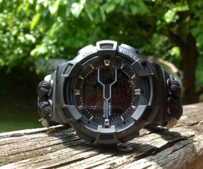 550 Paracord Armitron Survival Watch