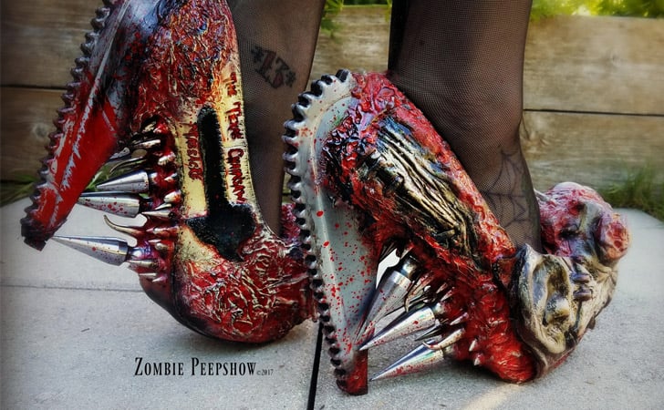 Chainsaw Massacre Pumps - weird shoes