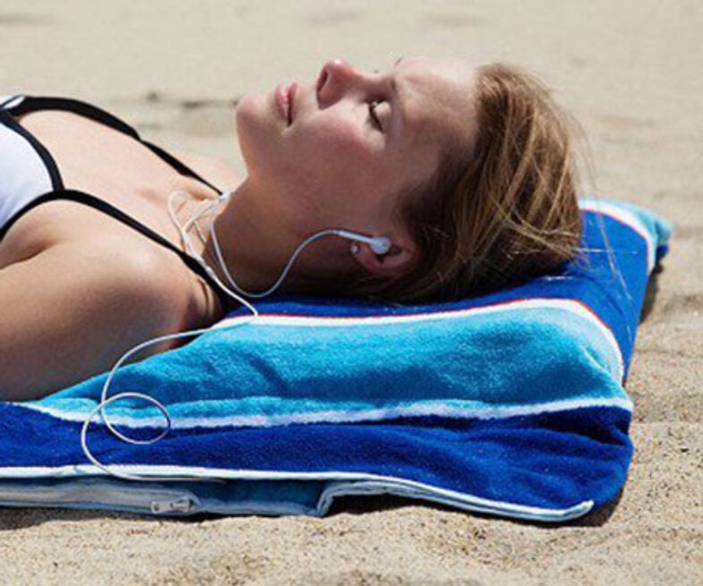 Pillowed Beach Towel