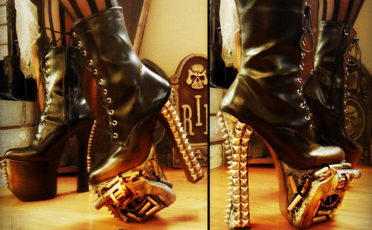 “Pistol Whipped” 8-inch Platform Boots