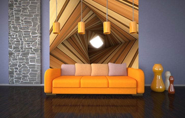 The 3D Tunnel Wall Decal