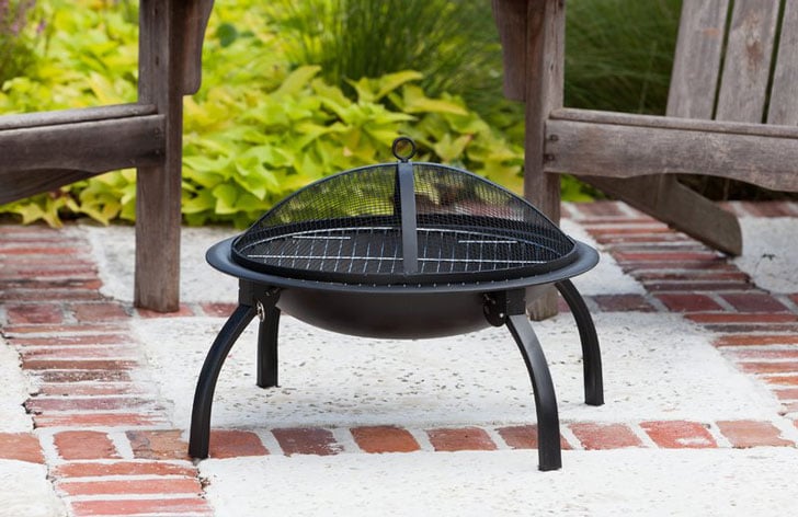 The Brookdale Steel Wood Burning Fire Pit 