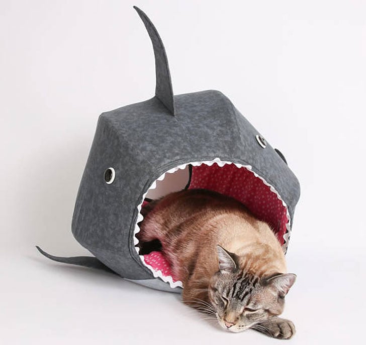 The Great White Shark Cat Bed - coolest cat beds