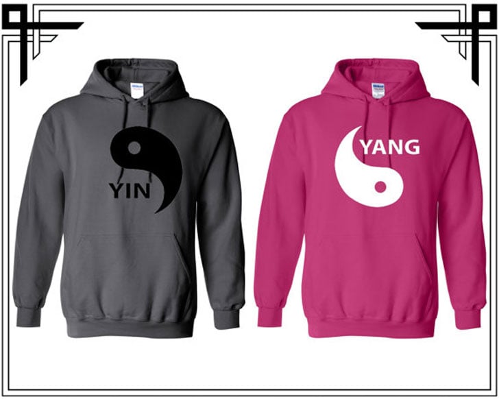 yin and yang couple hoodies