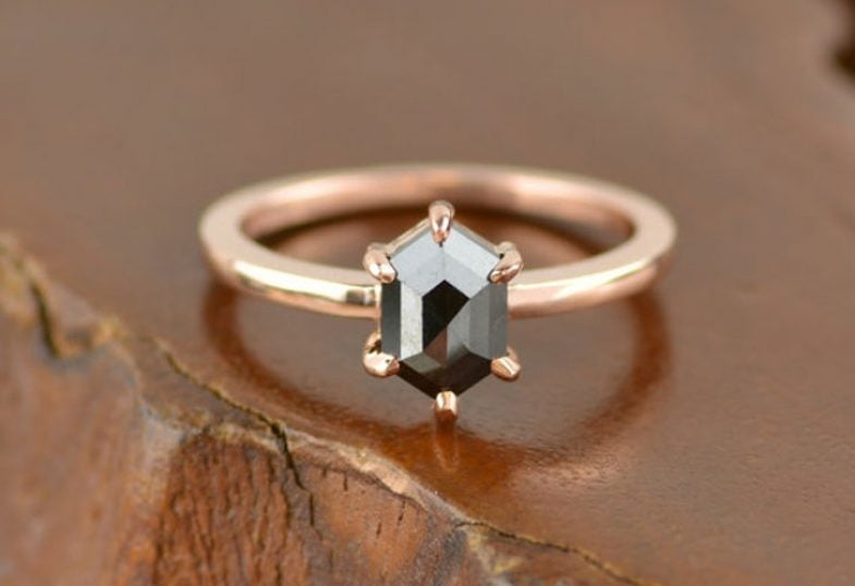 43 Most Unique Black Diamond Engagement Rings You Can Buy!