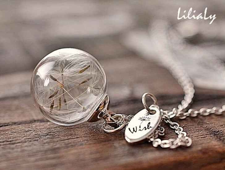 Lucky Make A Wish Dandelion Necklace