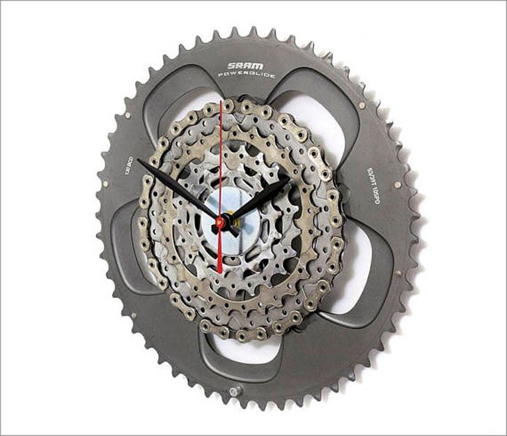 40 Funky And Unique Wall Clocks That Are The Coolest Ever Steampunk Bike Gear Wall Clock