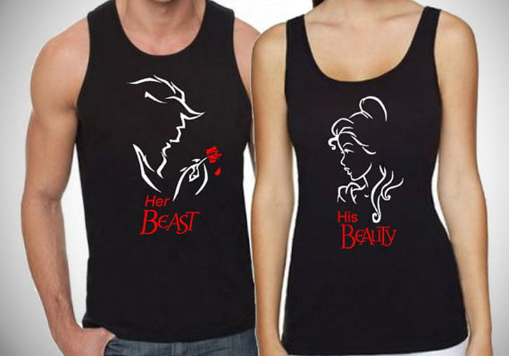 Beauty And Beast Matching Singlets