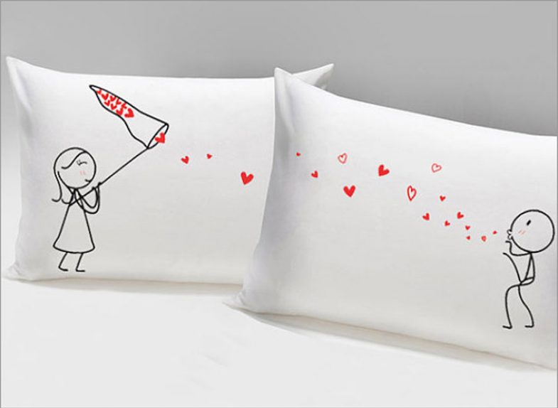 33 Sweet and Cutest Couples PillowCases For Him and Her