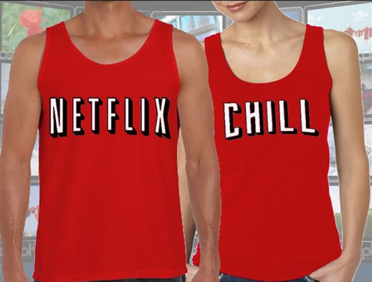 Netflix & Chill Couples Tee's