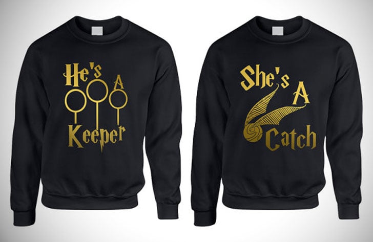 She's A Catch He's A Keeper Sweatshirts