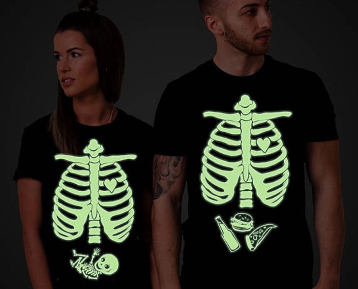 Glow In the Dark Halloween Maternity Shirts - Pregnancy Announcement Shirts