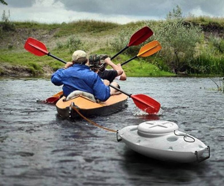 Tow-Behind Floating Cooler
