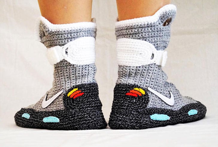 The Future Knitted Crochet Slippers 