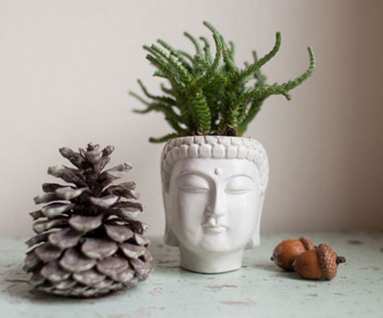 Buddha Head Planter Pots