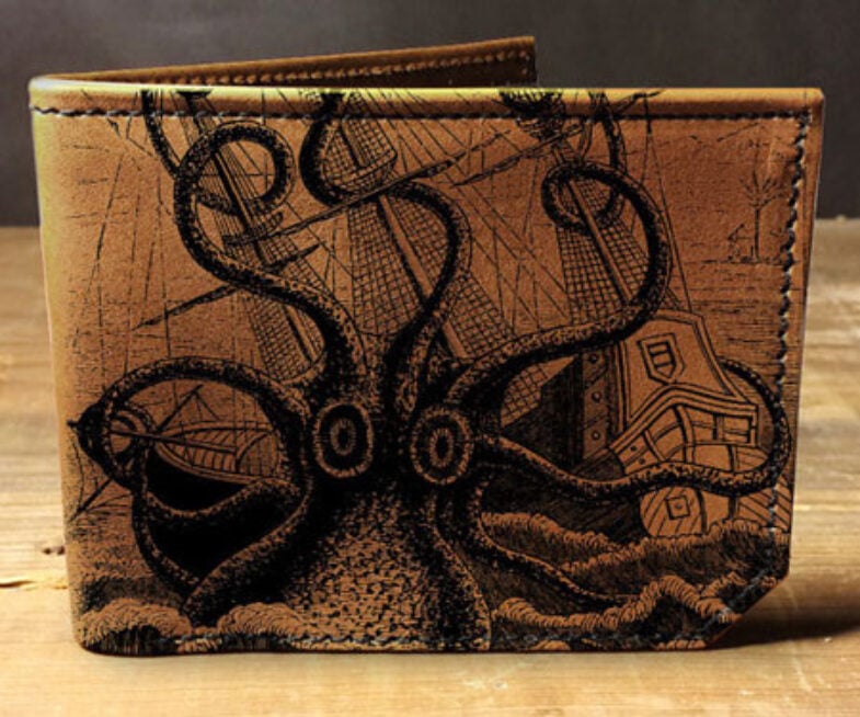 Leather Octopus Wallet