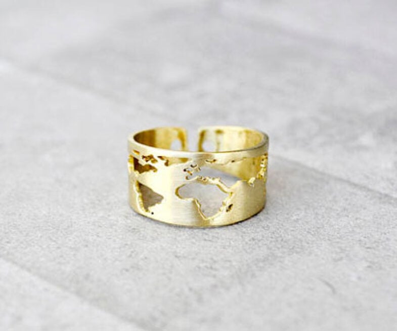 World Map Rings
