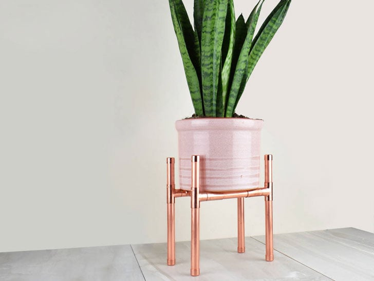 Rectangle Copper Indoor Plant Stand