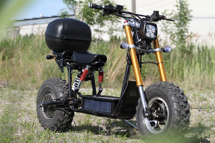 Solar-Powerd Off Road Scooter