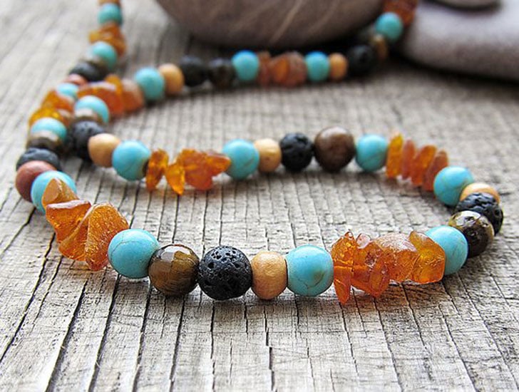 Men’s Beaded Surfer Necklace