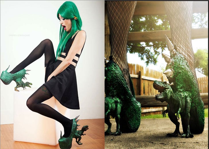 Dinosaur Spike Heels