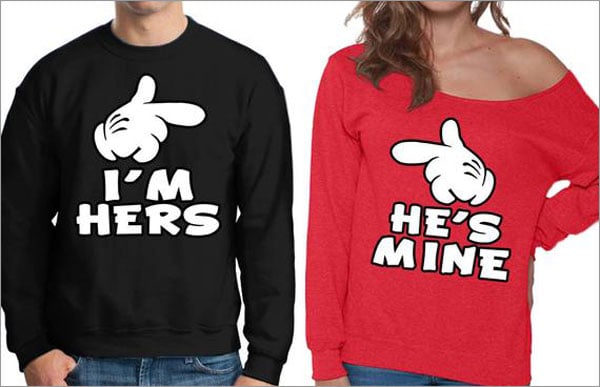 I'm Hers - He's Mine Couples Sweaters