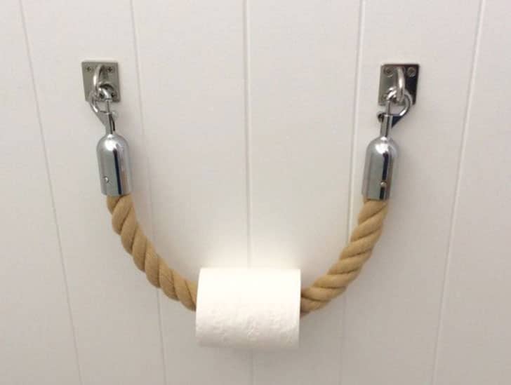 Nautical Rope Toilet Paper Holder