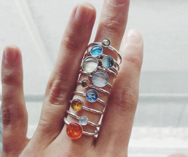 Solar System Stacking Rings
