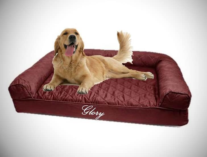 personalised dog bed