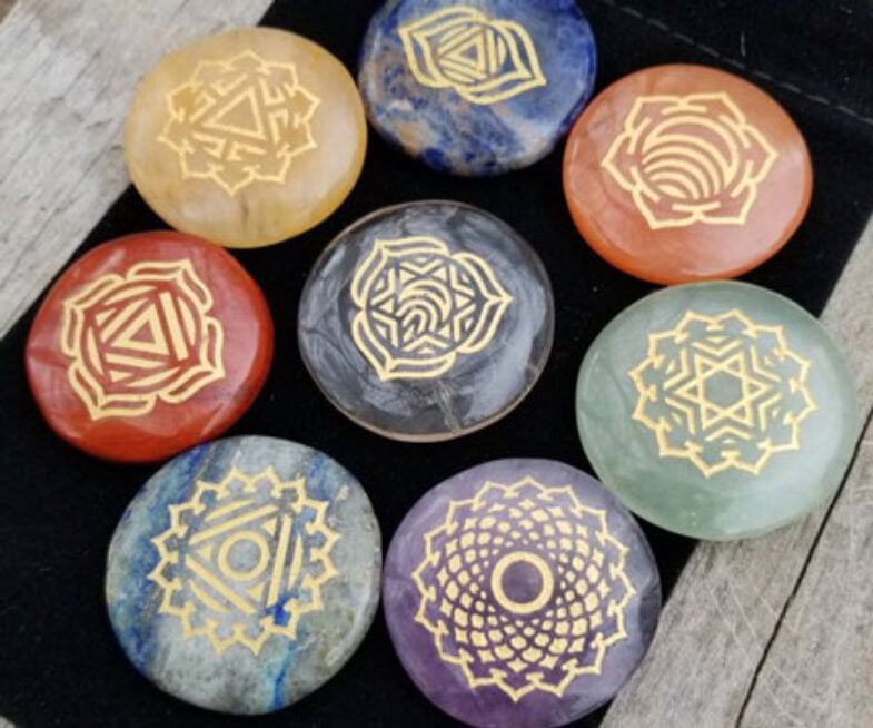 8-Piece Chakra Healing Stone Set