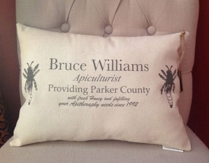 Personalized Beekeeper Pillow