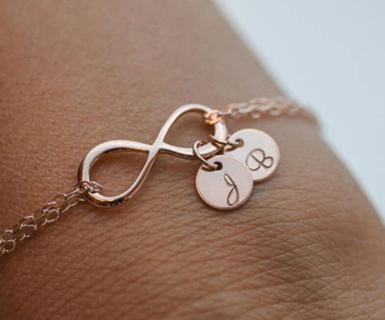 Personalized Infinity Bracelets