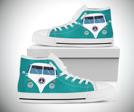 Retro Hippie Van High Tops