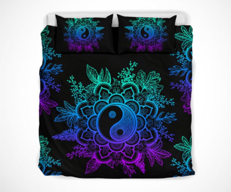 Yin Yang Mandala Bed Set