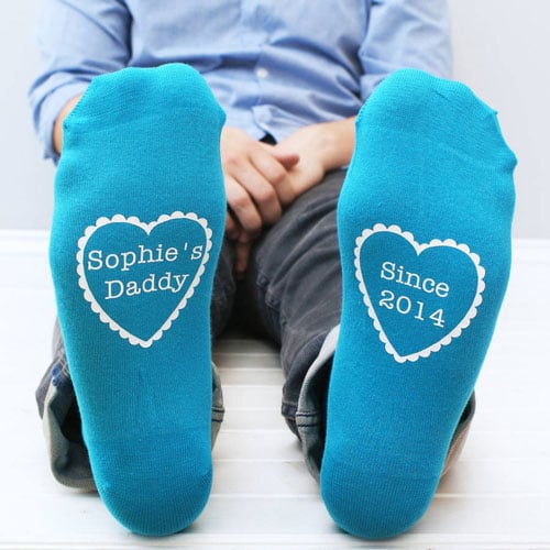 Personalised Daddy Since Men’s Socks