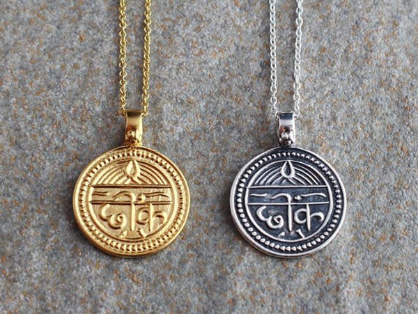 Sanskrit Good Luck Necklaces